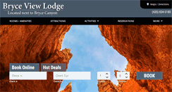 Desktop Screenshot of bryceviewlodge.com